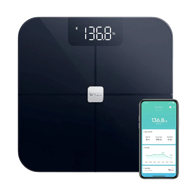 Smart Scale Body Fat Digital WiFi Scale and Body Weight Composition BMI Smart Scale Heart Rate Monitor Tracker Wireless Body Fat
Smart Scale Body Fat Digital WiFi Scale and Body Weight Composition BMI Smart Scale Heart Rate Monitor Tracker Wireless Body Fat