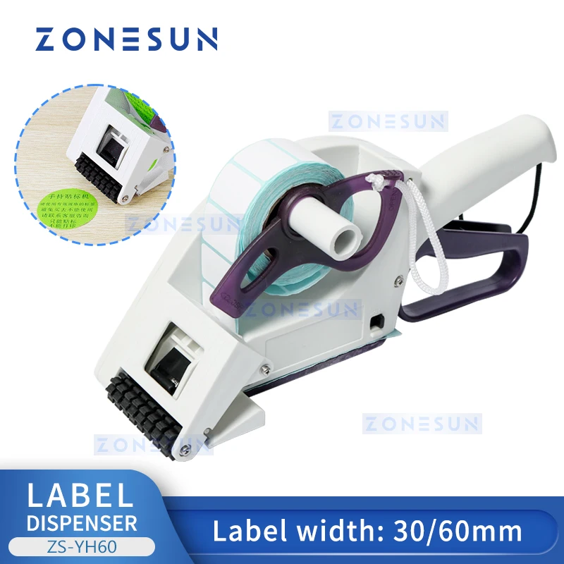 ZONESUN YH-60 Handheld Manual Flat Labeler Packing Machine for Bottle Box Carton Lid Adhesive Sticker Handle Pricing tag Bidder 
ZONESUN YH-60 Handheld Manual Flat Labeler Packing Machine for Bottle Box Carton Lid Adhesive Sticker Handle Pricing tag Bidder