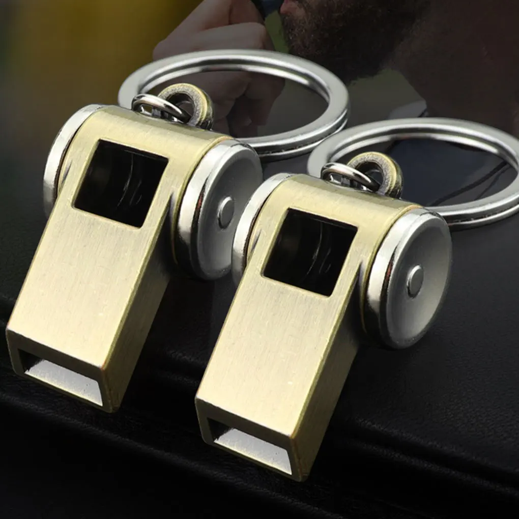 

2/3/5 Convenient Whistle Keychain For Emergencies - Easy To Carry And Durable Lightweight Alloy Survival Whistle Metal Whistle