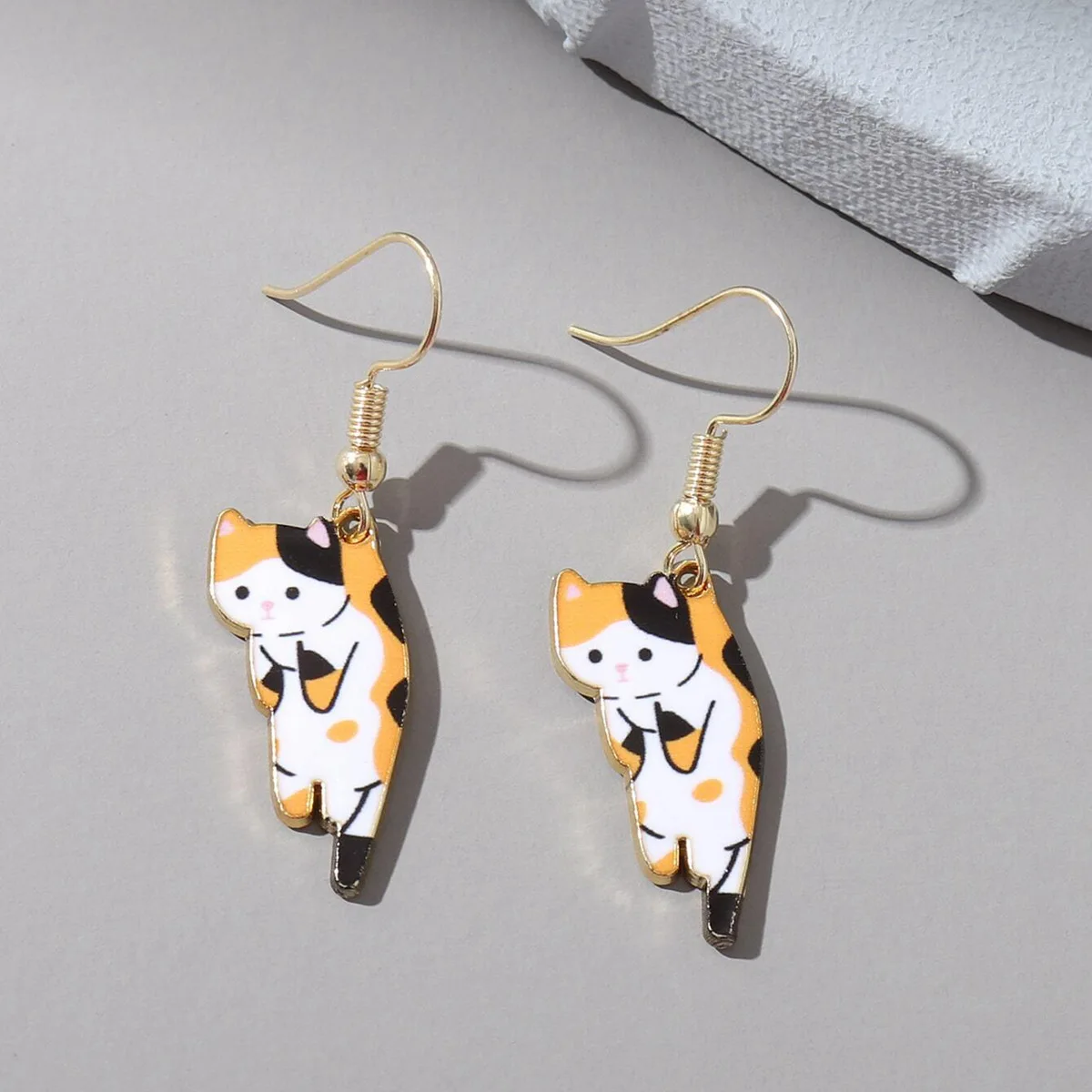 Kawaii Cute Little Cat Ear Hook Cartoon Girl Flower Cat Earrings Sweet Girls Fresh Simple Jewelry Women Ins Cat Earrings
Kawaii Cute Little Cat Ear Hook Cartoon Girl Flower Cat Earrings Sweet Girls Fresh Simple Jewelry Women Ins Cat Earrings