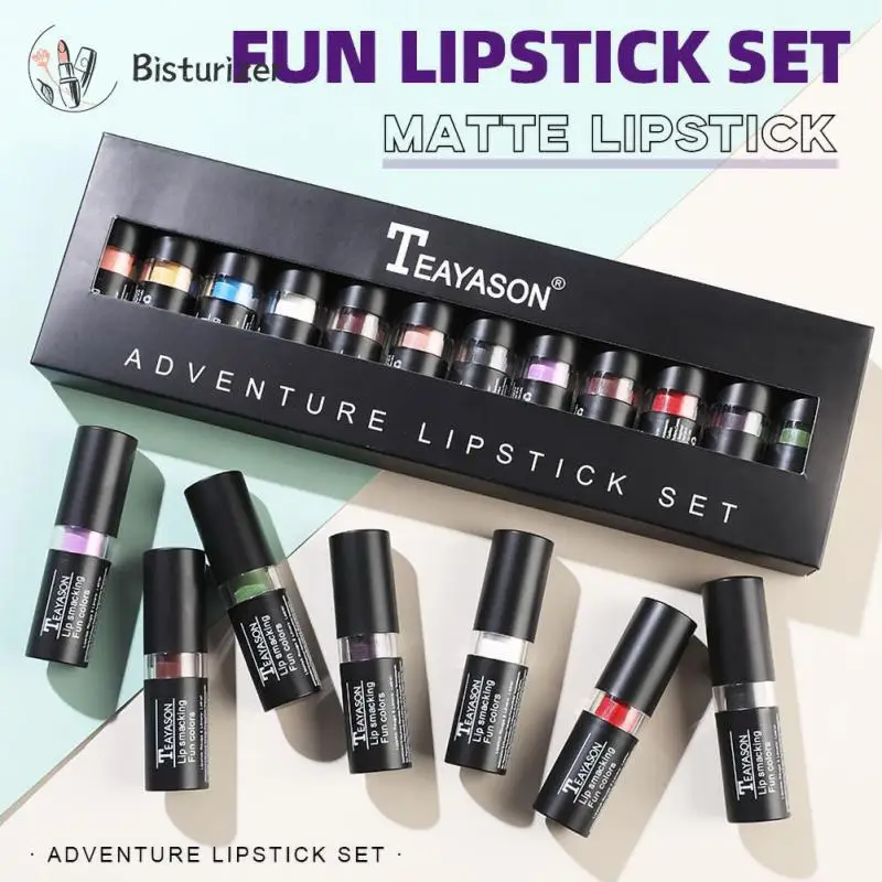 /set Matte Bullet Lipstick Long-Lasting Velvet Lipstick Easy To Wear Lip Gloss Batom Nutritious Makeup Lip Tint Cosmetics
/set Matte Bullet Lipstick Long-Lasting Velvet Lipstick Easy To Wear Lip Gloss Batom Nutritious Makeup Lip Tint Cosmetics