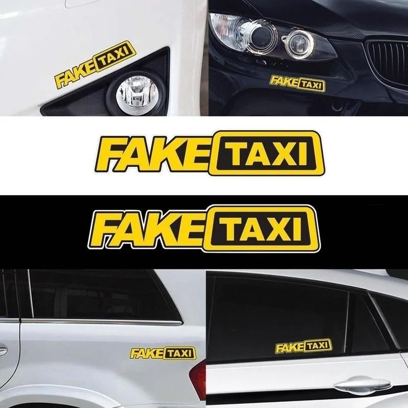 4-piece Set Bicycle Frame Sticker Fake Taxi Sticker Vinyl Decal Car Window Drift Funny Car Sticker
4-piece Set Bicycle Frame Sticker Fake Taxi Sticker Vinyl Decal Car Window Drift Funny Car Sticker