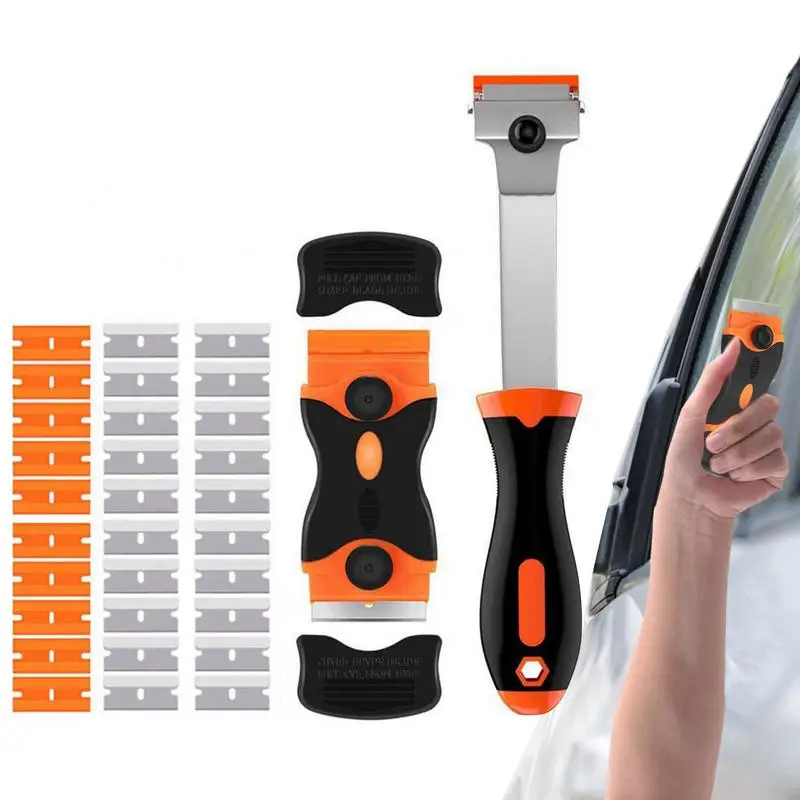 Decal Remover Scraper Multi-Purpose Razor Blade Scraper Razor Scraper With 30pcs Extra Blades Cleaning Scraper Tool Window
Decal Remover Scraper Multi-Purpose Razor Blade Scraper Razor Scraper With 30pcs Extra Blades Cleaning Scraper Tool Window