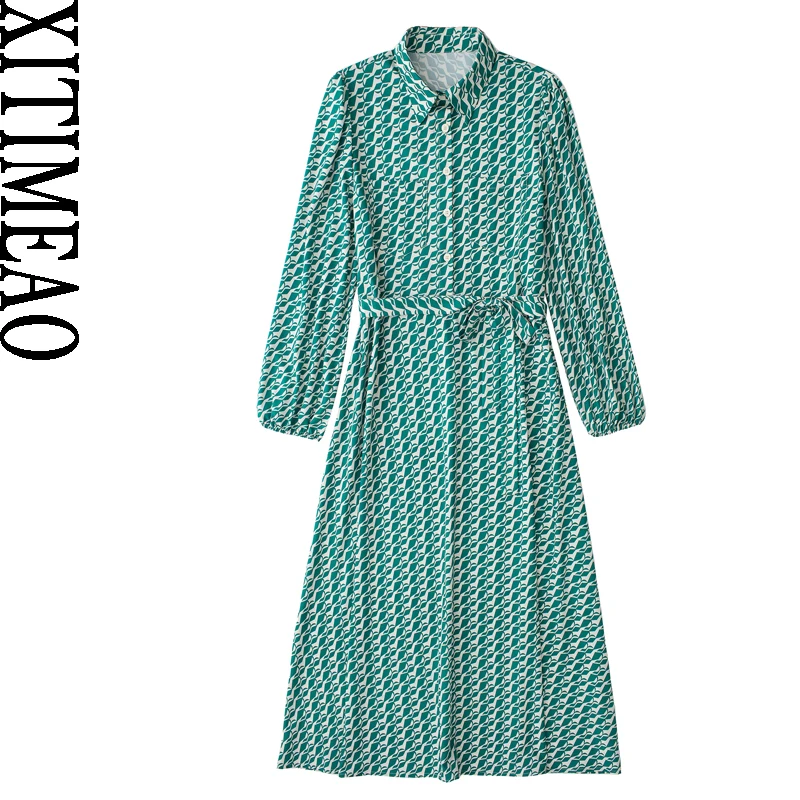 Xitimeao Women Fashion With Belt Cutwork Midi Shirt Dress Vintage Long Sleeve Button-up Female Dresses Vestidos Mujer
Xitimeao Women Fashion With Belt Cutwork Midi Shirt Dress Vintage Long Sleeve Button-up Female Dresses Vestidos Mujer