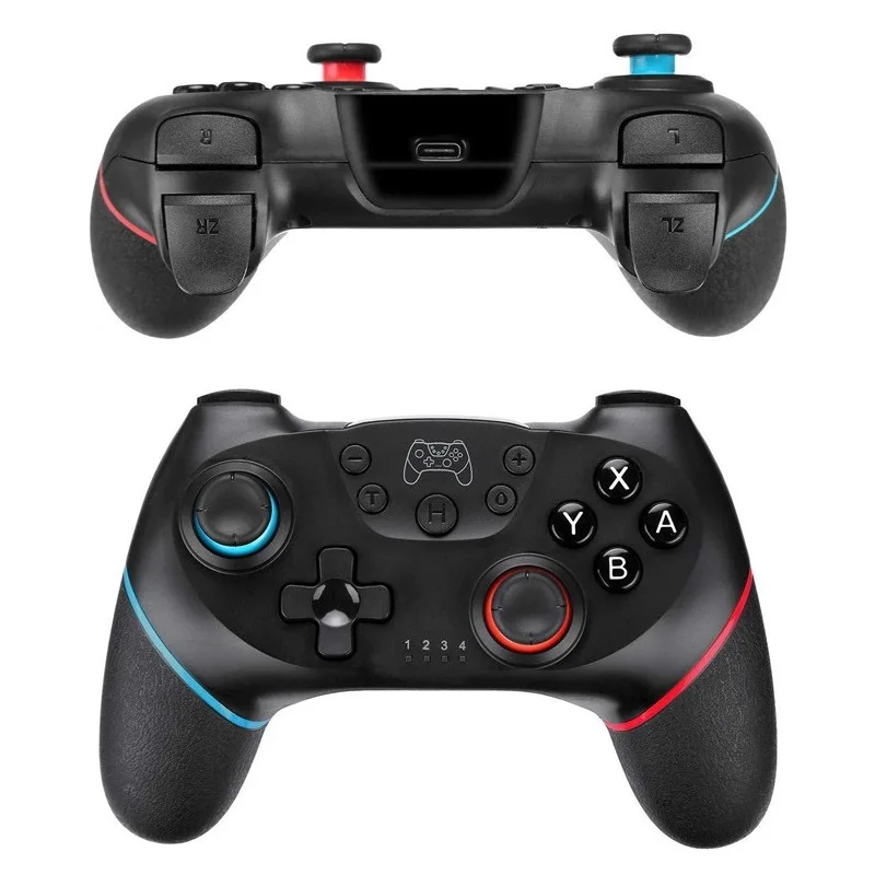 Bluetooth-compatible Remote Gamepad Joystick for Switch Console Wireless Video Game USB Control with 6-Axis Adjustable Vibration
Bluetooth-compatible Remote Gamepad Joystick for Switch Console Wireless Video Game USB Control with 6-Axis Adjustable Vibration