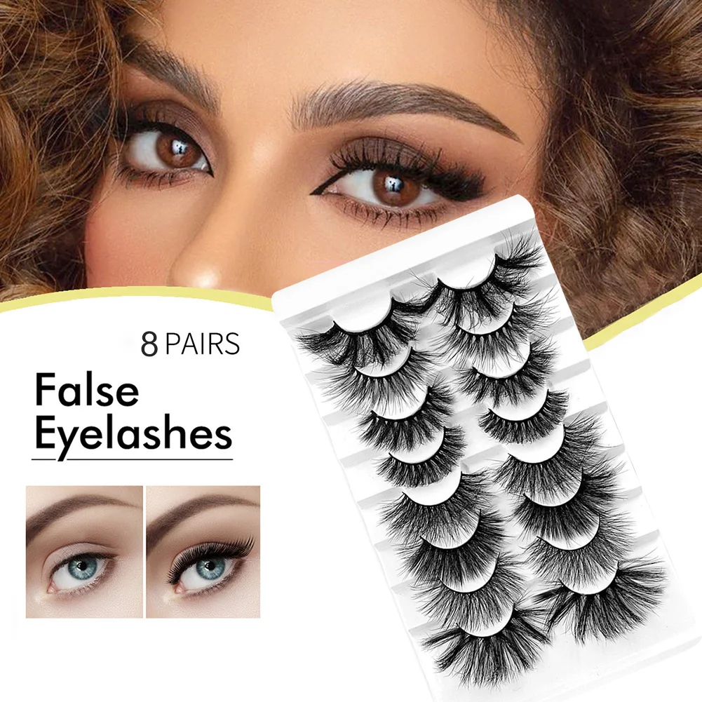 False Eyelashes 3D Wispy Lashes Long Thick Volume Fake Eyelashes Reusable Eyelash Extension Fluffy Lashes Eye Makeup Tool
False Eyelashes 3D Wispy Lashes Long Thick Volume Fake Eyelashes Reusable Eyelash Extension Fluffy Lashes Eye Makeup Tool