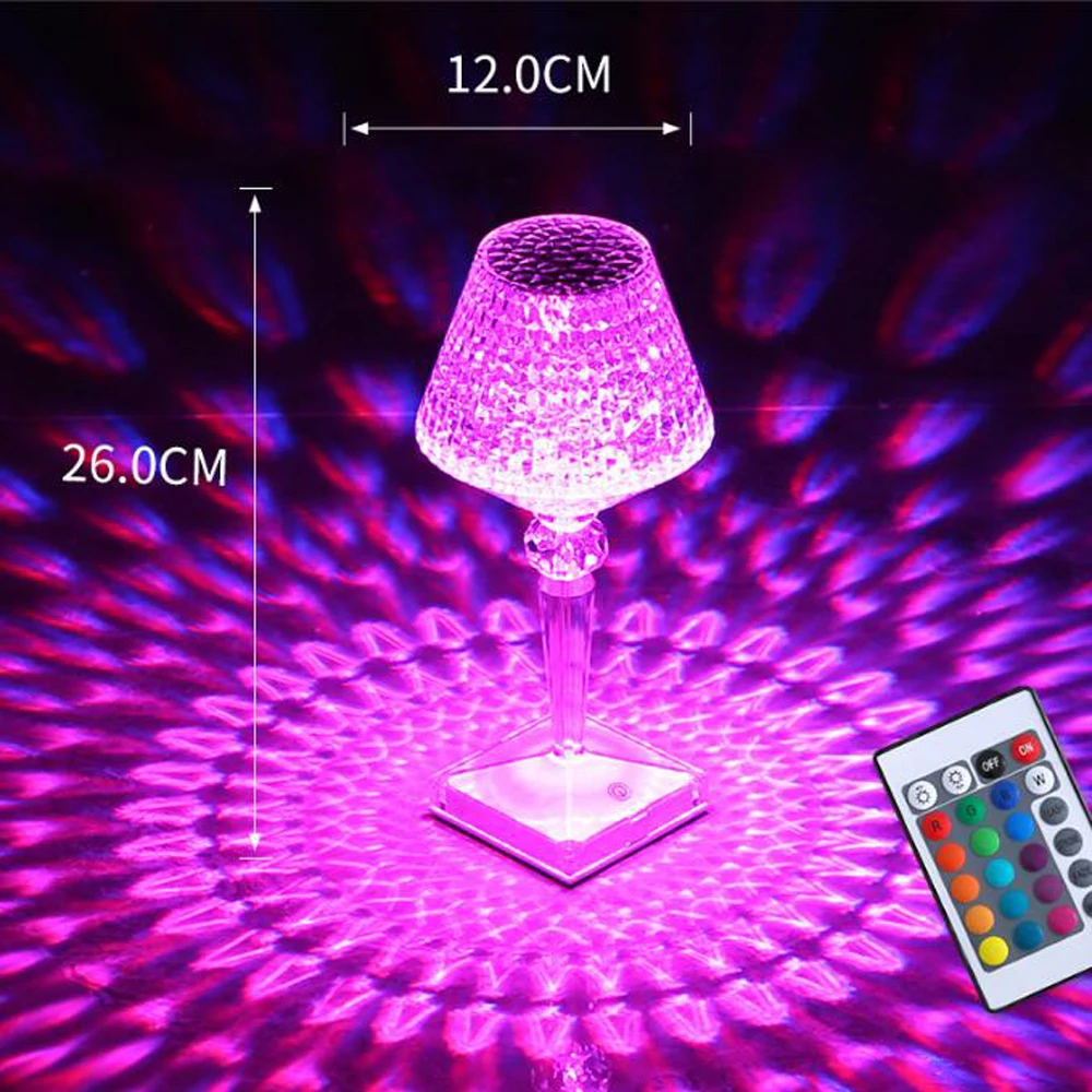 1-2 LED Night Light Diamond Desk Lamp Touch Sensor Light Decor Table Lamps For Hotel Bar Beedroom Romantic Crystal Lamp Decor
1-2 LED Night Light Diamond Desk Lamp Touch Sensor Light Decor Table Lamps For Hotel Bar Beedroom Romantic Crystal Lamp Decor