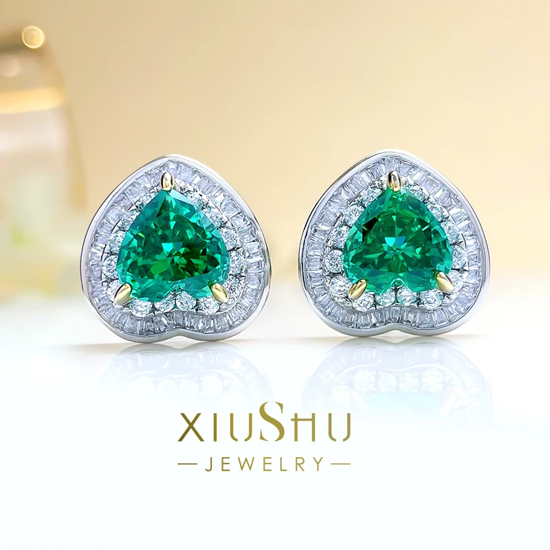 3-Carat Fashionable Love Color Diamond Earrings High Grade Pure Silver Ear Jewelry Vintage Personality Pink High Carbon
3-Carat Fashionable Love Color Diamond Earrings High Grade Pure Silver Ear Jewelry Vintage Personality Pink High Carbon