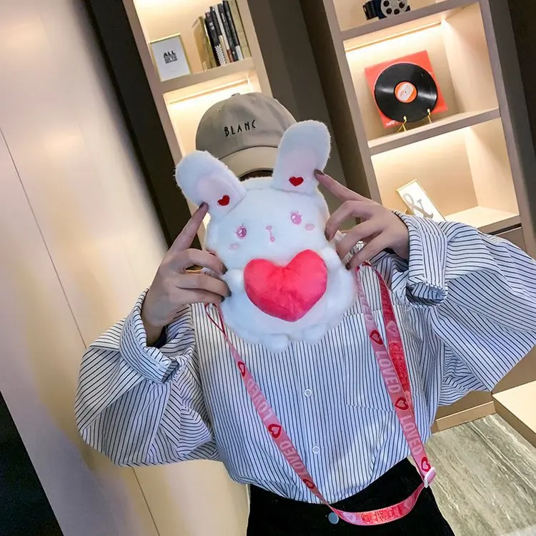 Plush Backpack Kawaii Lolita Love Rabbit Plush Bag Children School Bag Mobile Phone Shoulder Bag Coin Purse Toy Gift Girls Bag
Plush Backpack Kawaii Lolita Love Rabbit Plush Bag Children School Bag Mobile Phone Shoulder Bag Coin Purse Toy Gift Girls Bag