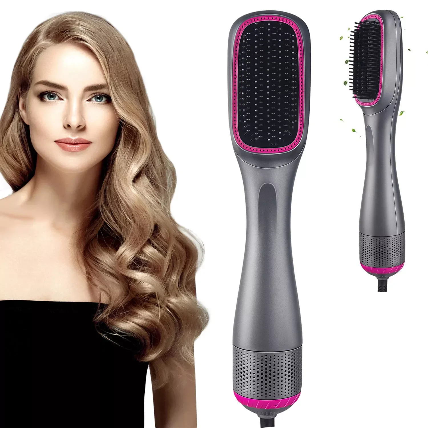 NEW IN Hot Air Brush Hair Dryer Styler & Volumizer 3 in 1 Brush Salon Styler for Straightening Negative Ion Ceramic Blow Dry
NEW IN Hot Air Brush Hair Dryer Styler & Volumizer 3 in 1 Brush Salon Styler for Straightening Negative Ion Ceramic Blow Dry