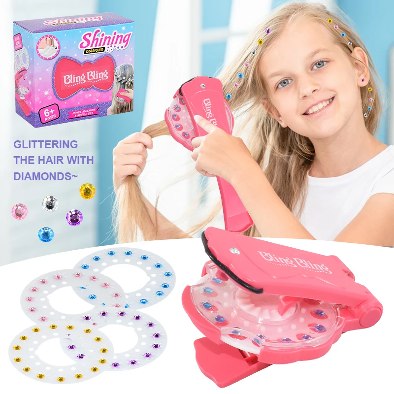 360 Gems Kit Hair Gems Machine Princess Girls Make Up Toy Set DIY Crystal Rhinestone Sticker Hair Decoration for Girls Toy Gifts
360 Gems Kit Hair Gems Machine Princess Girls Make Up Toy Set DIY Crystal Rhinestone Sticker Hair Decoration for Girls Toy Gifts