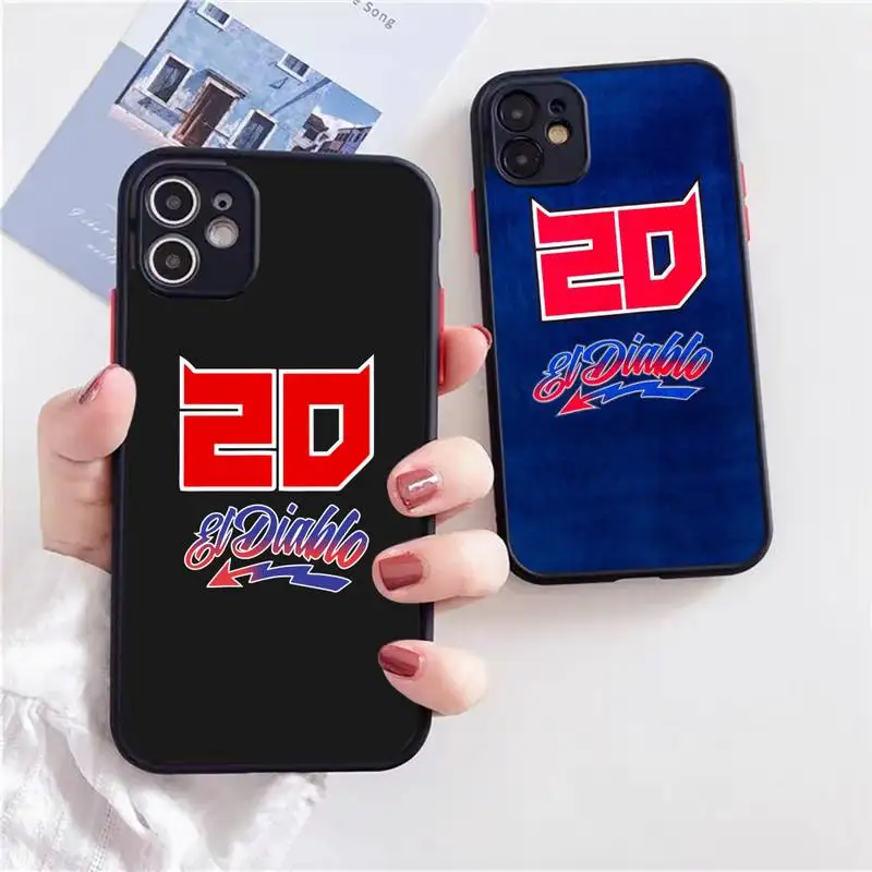 Moto Fabio Quartararo NO.20 Phone Case For iphone 13 12 11 xr xs x 7 8 pro max Light black Soft TPU Silicone Clear Case Cover
Moto Fabio Quartararo NO.20 Phone Case For iphone 13 12 11 xr xs x 7 8 pro max Light black Soft TPU Silicone Clear Case Cover
