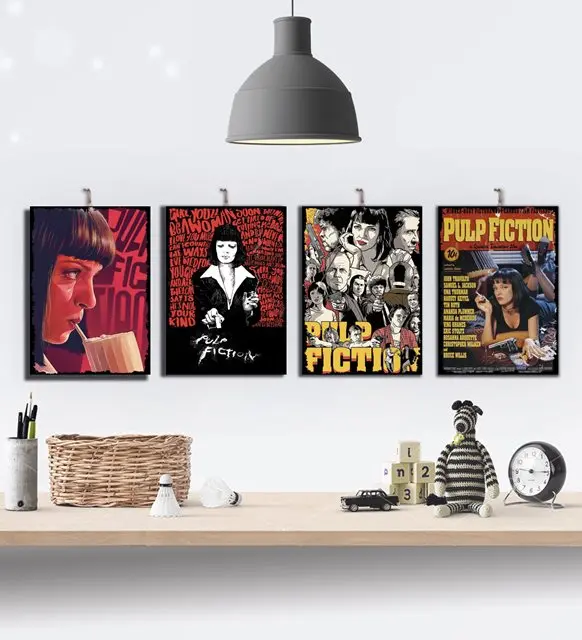2021 New Feshion Pulp Fiction Film Themed 4 Pcs Gift Custom Design 8 Mm Decorative Wooden Table Set Home Decoration Free Shippin
2021 New Feshion Pulp Fiction Film Themed 4 Pcs Gift Custom Design 8 Mm Decorative Wooden Table Set Home Decoration Free Shippin