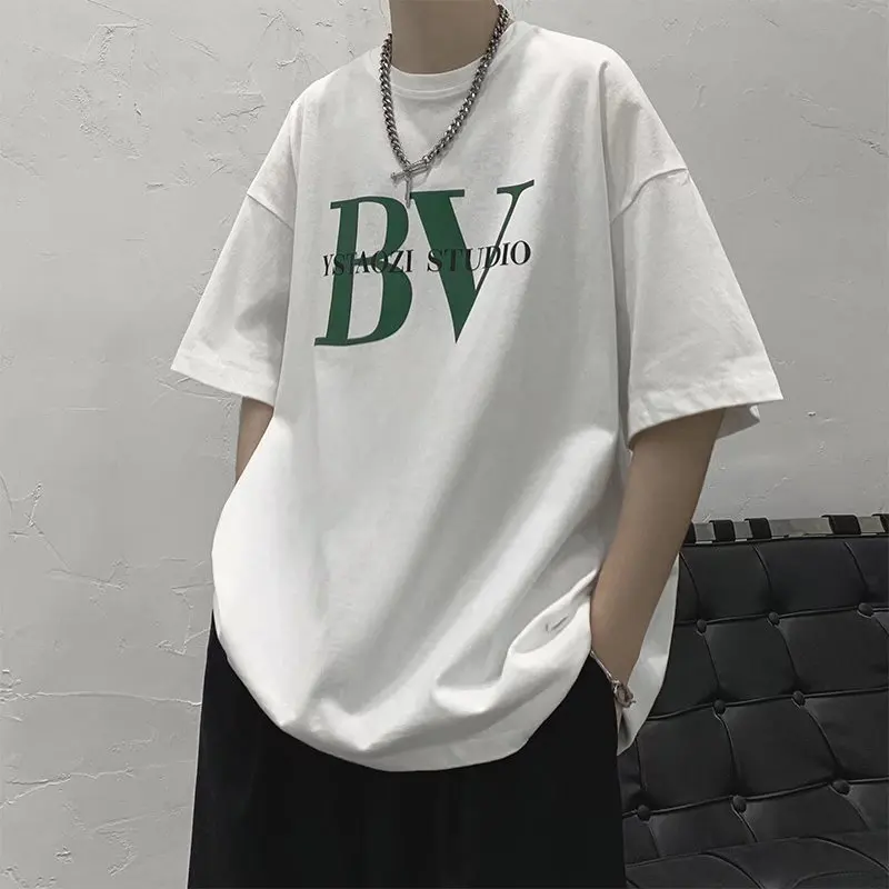 Мужская футболка с коротким рукавом, Новинка лета 2022, футболка с коротким рукавом, летний трендовый универсальный свободный мужской топ с п...
Мужская футболка с коротким рукавом, Новинка лета 2022, футболка с коротким рукавом, летний трендовый универсальный свободный мужской топ с п...