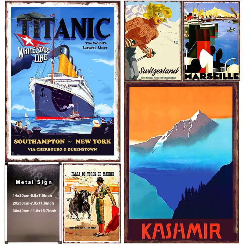 Vintage Travel Signs Content for Club Pub Bar Decor Tin Sign Bourbon Decorative Plaques Painting Wine Wall Aesthetic Decoration
Vintage Travel Signs Content for Club Pub Bar Decor Tin Sign Bourbon Decorative Plaques Painting Wine Wall Aesthetic Decoration