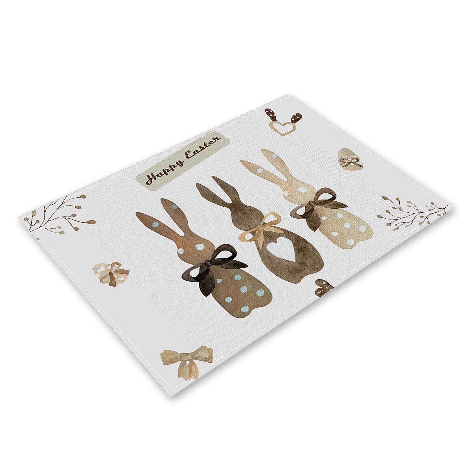 Happy Easter Placemat Multicolor Waterproof Home Daily Use 30 X 45cm Holiday Fashionable Waterproof Linen Seasonal Table Mat
Happy Easter Placemat Multicolor Waterproof Home Daily Use 30 X 45cm Holiday Fashionable Waterproof Linen Seasonal Table Mat