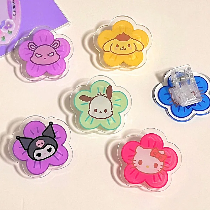 6pcs Sanrio Folder Folder Kawaii Kuromi Pochacco Pompom Purin Cartoon Acrylic Printing Fixed Clip Office Supplies Gift for Girls
6pcs Sanrio Folder Folder Kawaii Kuromi Pochacco Pompom Purin Cartoon Acrylic Printing Fixed Clip Office Supplies Gift for Girls