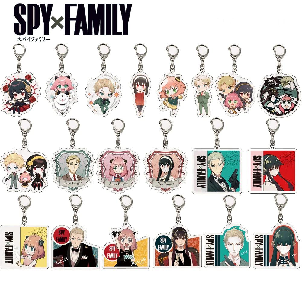20pcs Anime SPY×FAMILY New Acrylic Figure Keychain Yor Forger Anya Forger Loid Cartoon Figure Pendant Keyrings Jewelry Gift
20pcs Anime SPY×FAMILY New Acrylic Figure Keychain Yor Forger Anya Forger Loid Cartoon Figure Pendant Keyrings Jewelry Gift