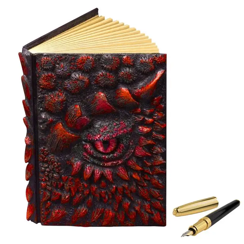 2022 New A5 Notebook Vintage Retro 3D Dragon Theme Relief Blank Paper Diary Book Planner Notepad School Stationery Supplies 1Pcs
2022 New A5 Notebook Vintage Retro 3D Dragon Theme Relief Blank Paper Diary Book Planner Notepad School Stationery Supplies 1Pcs