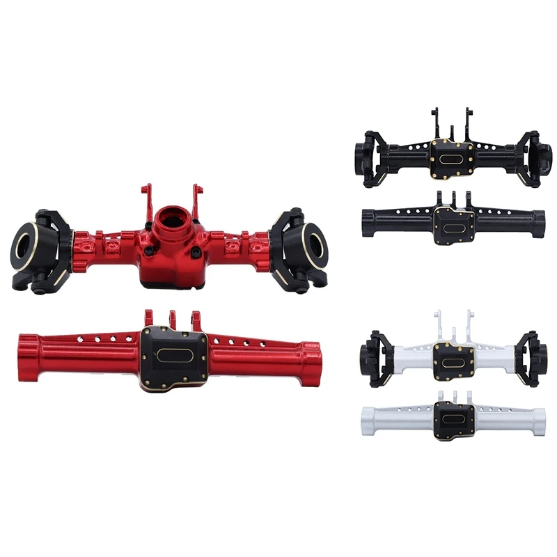 Metal Rear Axle Housing With Brass Axle Cover Steering Block For TRX4M 1/18 RC Crawler Car Upgrade Parts Red
Metal Rear Axle Housing With Brass Axle Cover Steering Block For TRX4M 1/18 RC Crawler Car Upgrade Parts Red