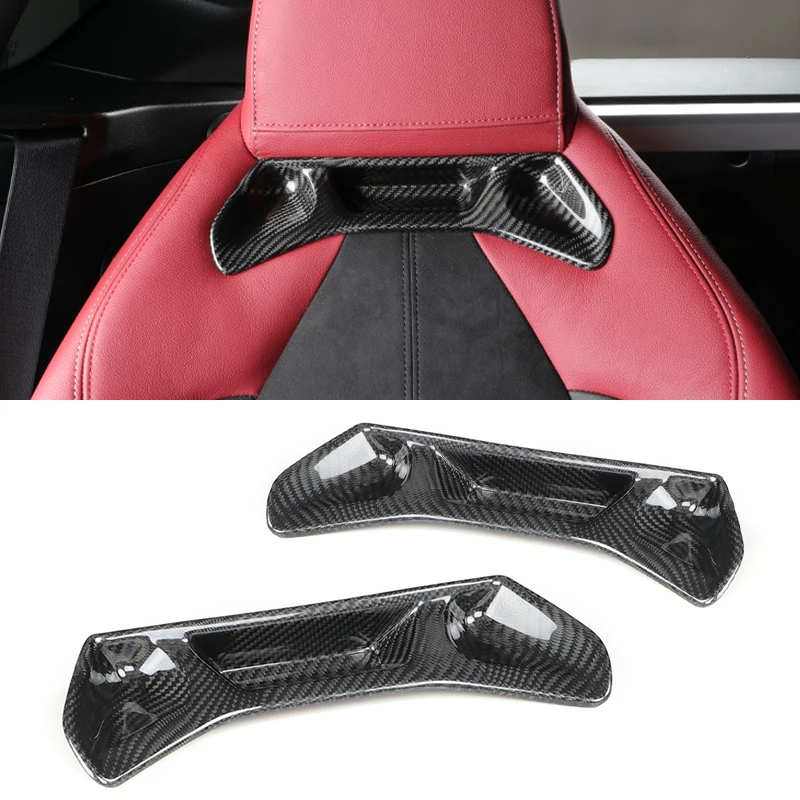 Carbon Fiber Seat Headrest Cover For Supra A90 GR Seat Back Decoration Panel Cover Sticker, Seat Headrest Cover Interior Parts
Carbon Fiber Seat Headrest Cover For Supra A90 GR Seat Back Decoration Panel Cover Sticker, Seat Headrest Cover Interior Parts