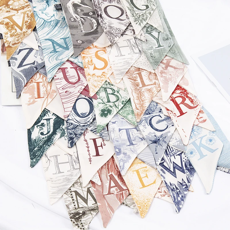 Letter Print Long Scarf Women Satin Ribbon Narrow Ribbon Headband Girls Neckerchief Handle Bag Band Bandana Hair Tie Accessories
Letter Print Long Scarf Women Satin Ribbon Narrow Ribbon Headband Girls Neckerchief Handle Bag Band Bandana Hair Tie Accessories