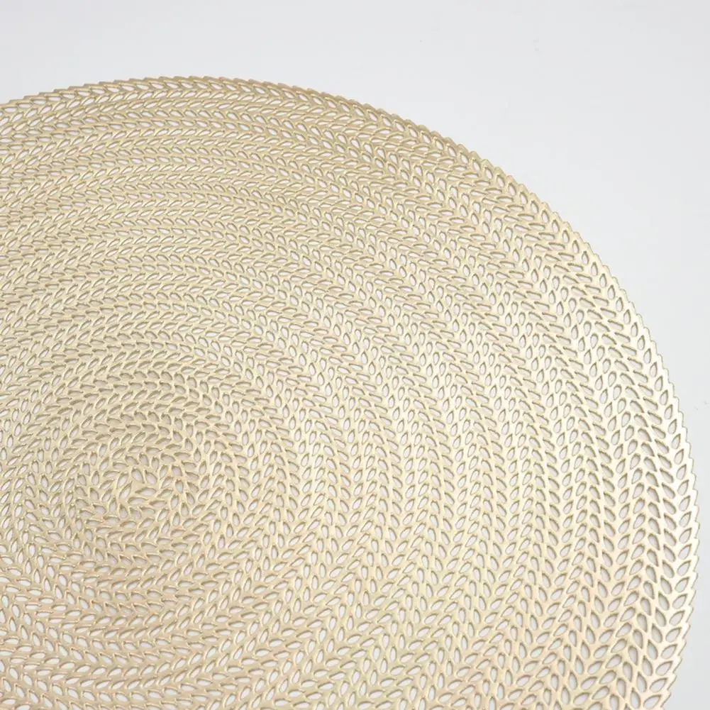 Easy to Clean Round Placemat Heat Insulation Round Kitchen Desktop Plate Mat PVC Table Mat Dining Room
Easy to Clean Round Placemat Heat Insulation Round Kitchen Desktop Plate Mat PVC Table Mat Dining Room