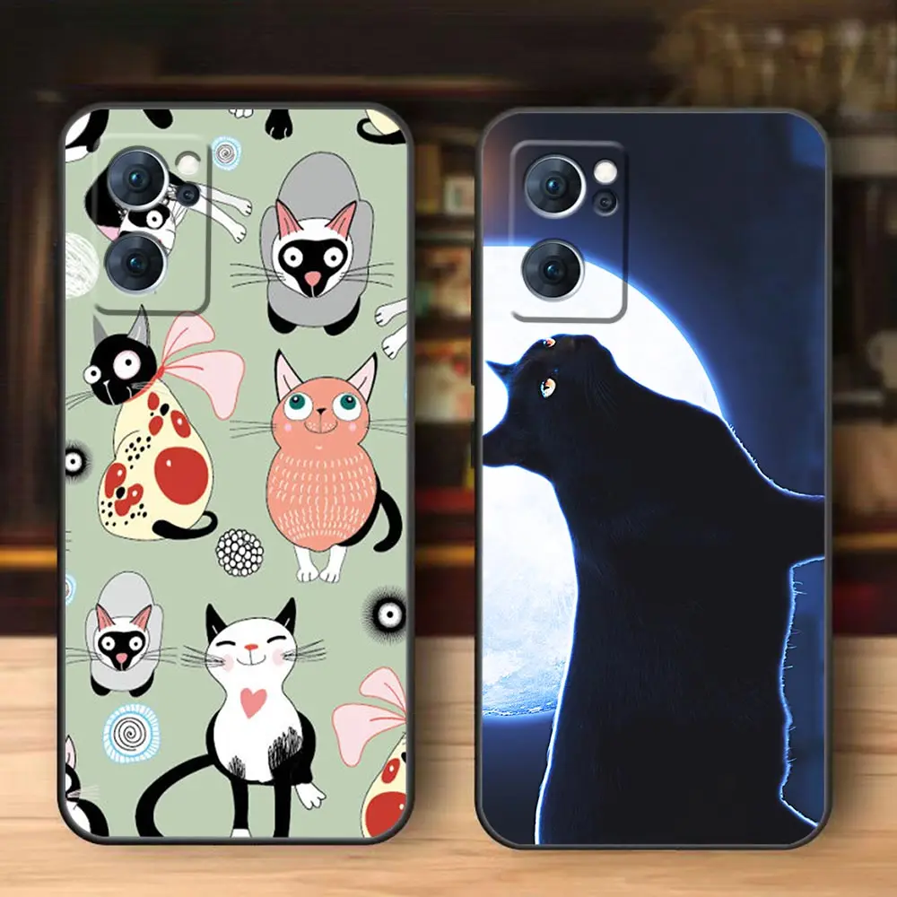 Funny Cartoon Cat Phone Case For OPPO RENO 7 8 RENO6 5 4 3 2 2F 10 PRO PLUS 4G Funda Coque FIND X2 X3 FINDX5 5G Case Para Capa
Funny Cartoon Cat Phone Case For OPPO RENO 7 8 RENO6 5 4 3 2 2F 10 PRO PLUS 4G Funda Coque FIND X2 X3 FINDX5 5G Case Para Capa