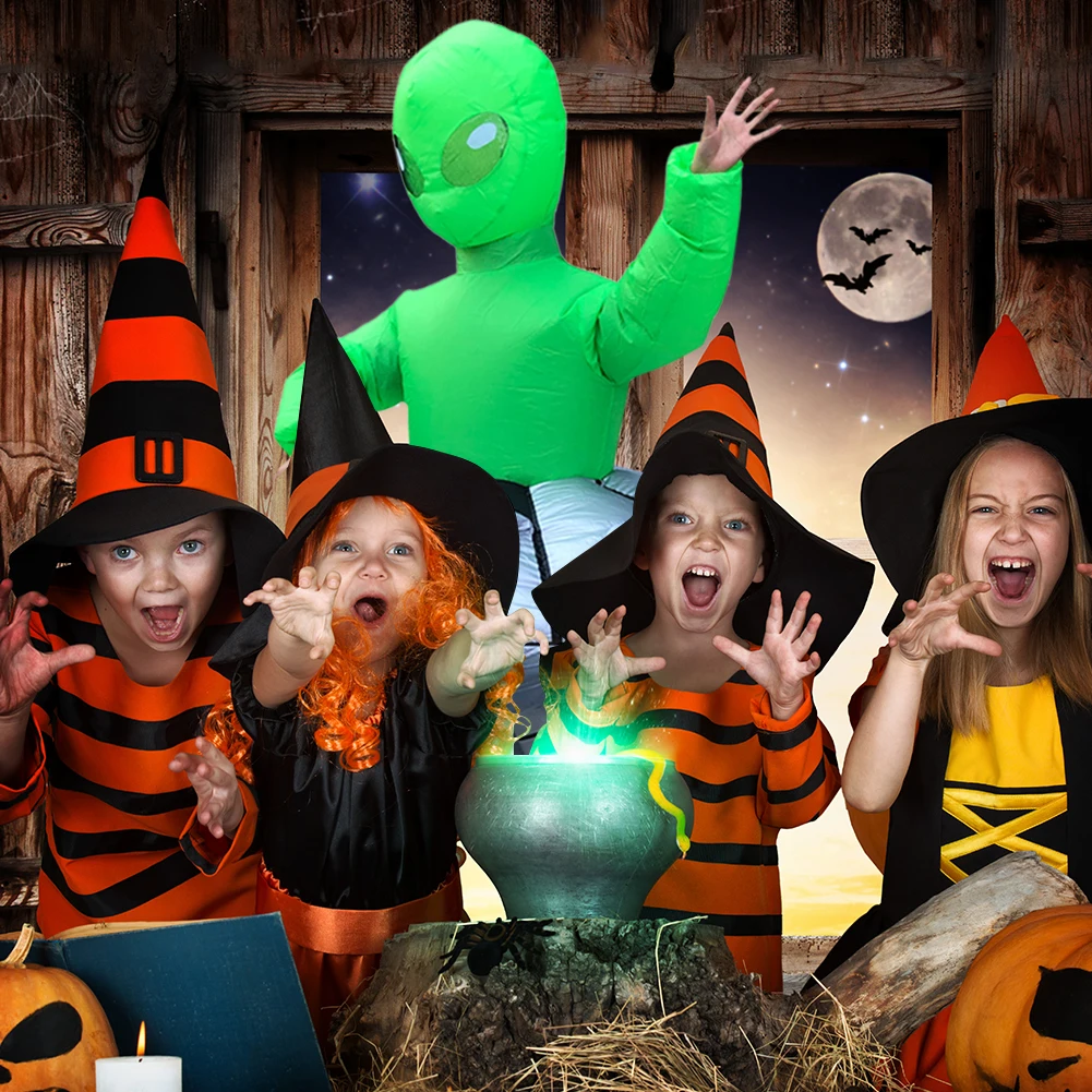 Надувной страшный зеленый костюм инопланетянина, косплей, талисман, монстр, костюм для вечеринки на Хэллоуин 
Надувной страшный зеленый костюм инопланетянина, косплей, талисман, монстр, костюм для вечеринки на Хэллоуин