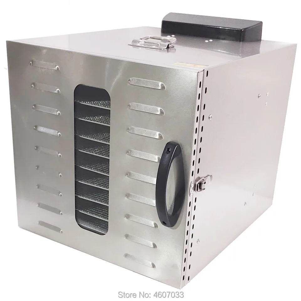 12 Trays Food Dehydrator Dryer Fruit Vegetable Pet Snacks Dehydration Herb Meat Drying Machine Stainless Steel 220v 110v EU US
12 Trays Food Dehydrator Dryer Fruit Vegetable Pet Snacks Dehydration Herb Meat Drying Machine Stainless Steel 220v 110v EU US