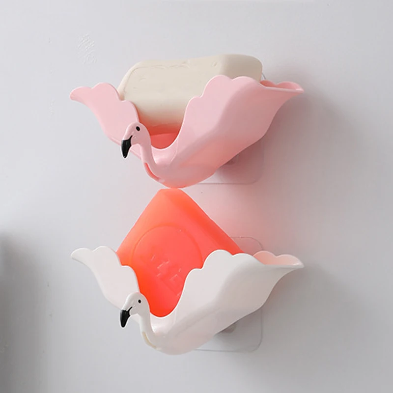 Wall-mounted Soap Rack Soap Container No Punching Soap Holder Soap Dish With Drain Water Soap Dish Creative Bathroom Accessories
Wall-mounted Soap Rack Soap Container No Punching Soap Holder Soap Dish With Drain Water Soap Dish Creative Bathroom Accessories