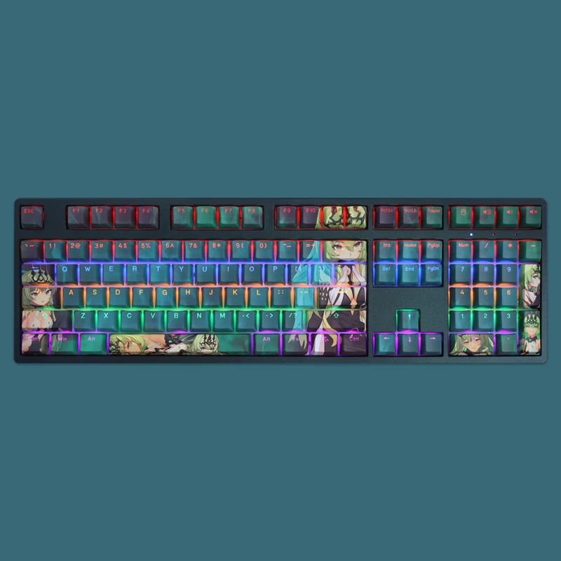 Honkai Impact 3 Anime Mobius Keycaps Cosplay Keyboard OEM Height/ RGB Lighting Effect PBT Keycap For 61/87/104/108 Key Keyboard
Honkai Impact 3 Anime Mobius Keycaps Cosplay Keyboard OEM Height/ RGB Lighting Effect PBT Keycap For 61/87/104/108 Key Keyboard
