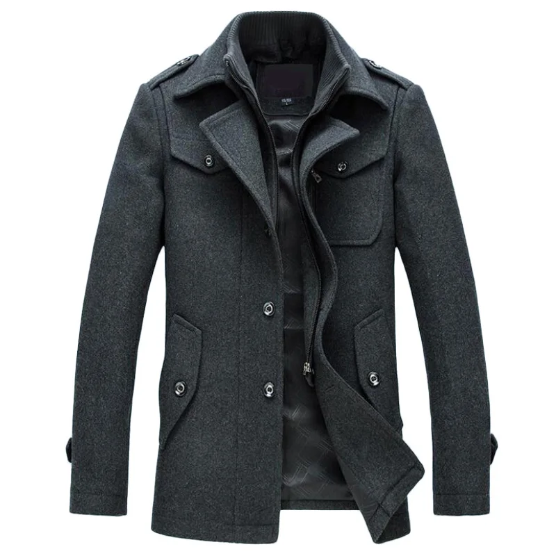 Mens Overcoat Winter Wool Coat Slim Fit Jackets Fashion Outerwear Warm Man Casual Jacket Overcoat Pea Coat Plus Size M-4XL
Mens Overcoat Winter Wool Coat Slim Fit Jackets Fashion Outerwear Warm Man Casual Jacket Overcoat Pea Coat Plus Size M-4XL