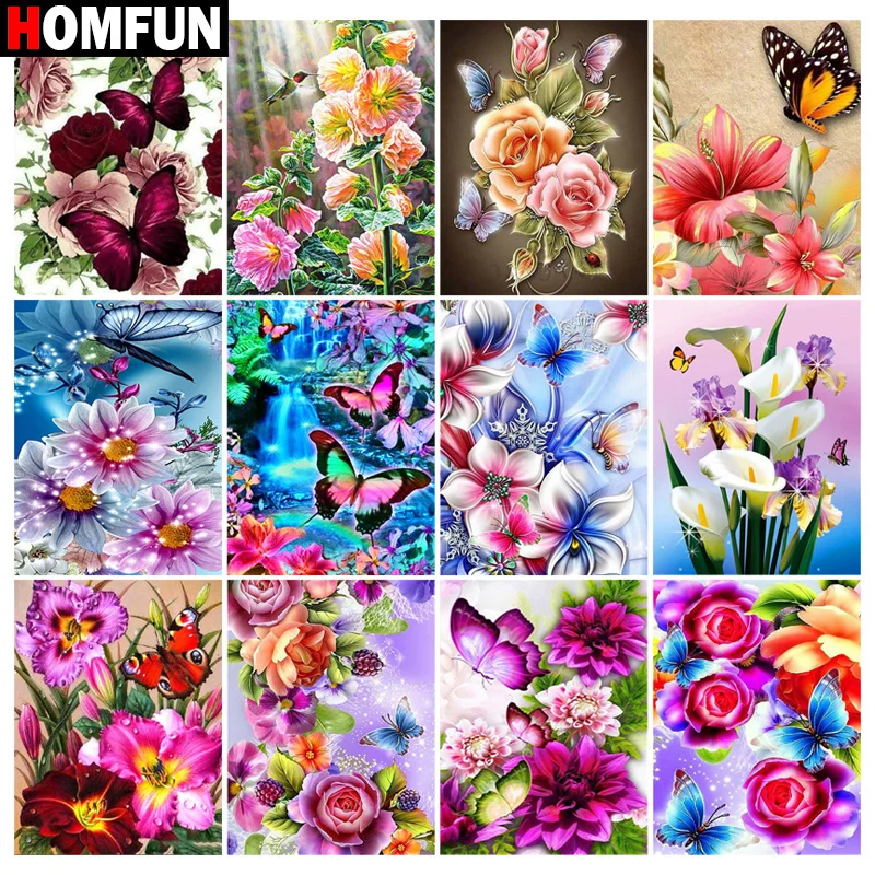 HOMFUN Diamond Painting Full Square/Round Drill 5D DIY "Flower Rose Lily" Daimond Embroidery Rhinestone Cross Stitch Decor
HOMFUN Diamond Painting Full Square/Round Drill 5D DIY "Flower Rose Lily" Daimond Embroidery Rhinestone Cross Stitch Decor