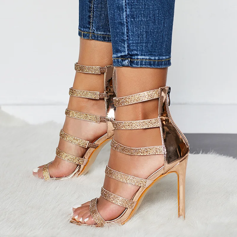 2023 New Fashion Stiletto Sandals Women's Banquet Party Rhinestone High Heels Women's Single Shoes Elegantes Heels
2023 New Fashion Stiletto Sandals Women's Banquet Party Rhinestone High Heels Women's Single Shoes Elegantes Heels