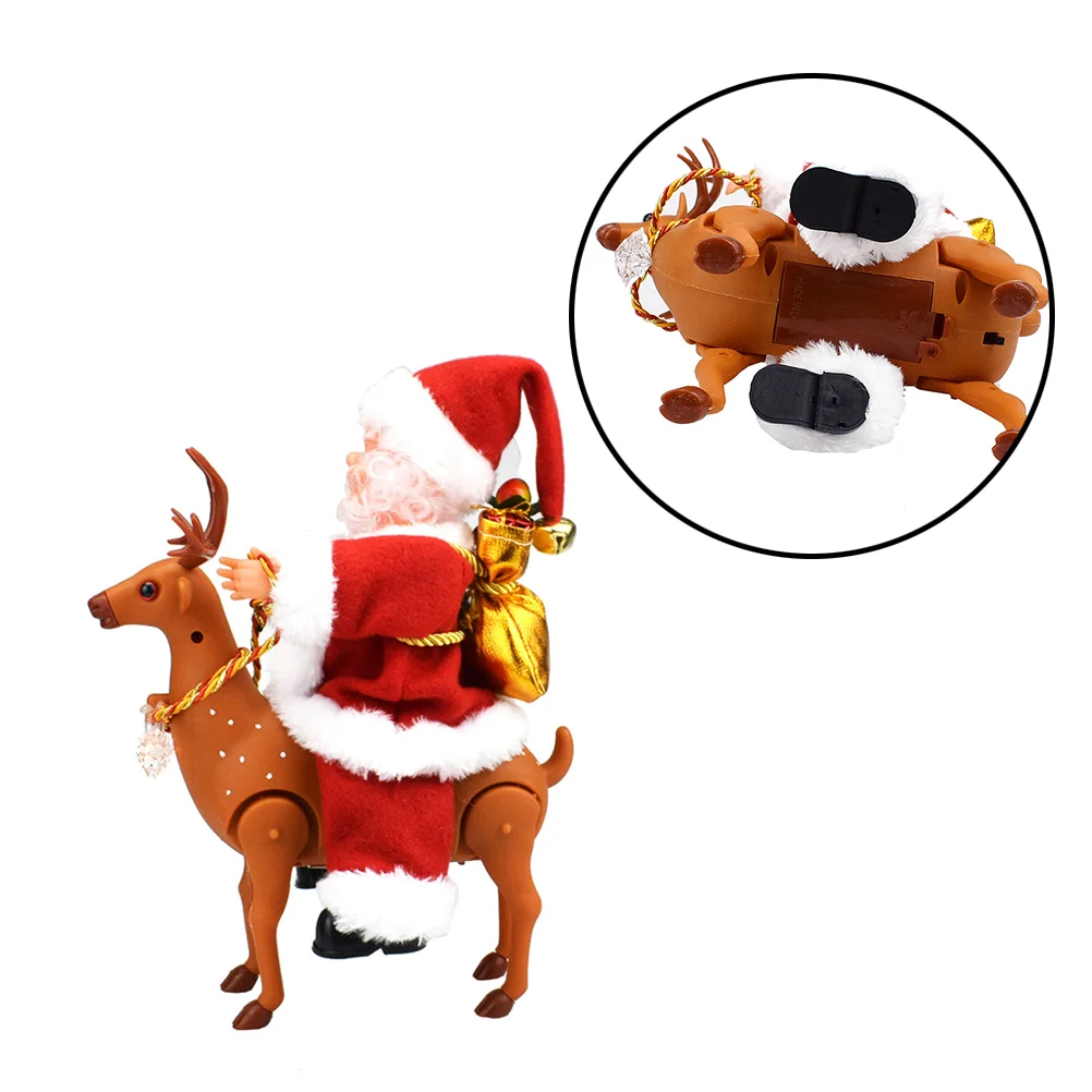 1pc Christmas Battery-operated Walking Deer Riding Santa Claus Electronic Christmas Gift Decorations for
1pc Christmas Battery-operated Walking Deer Riding Santa Claus Electronic Christmas Gift Decorations for
