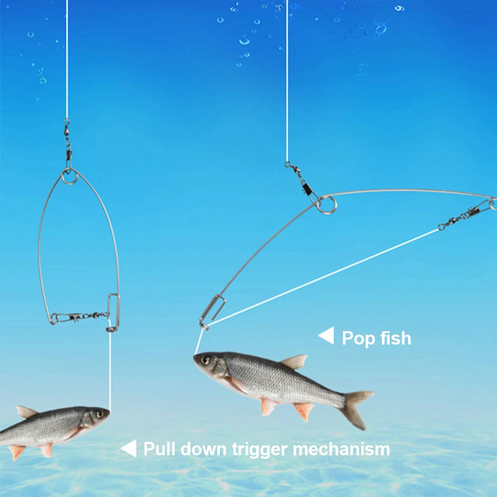 Camping Automatic Fishing Device Spring Ejection Hook Fishing Hook Stainless Steel Universal Fishing Tackle Artifact Accessories
Camping Automatic Fishing Device Spring Ejection Hook Fishing Hook Stainless Steel Universal Fishing Tackle Artifact Accessories