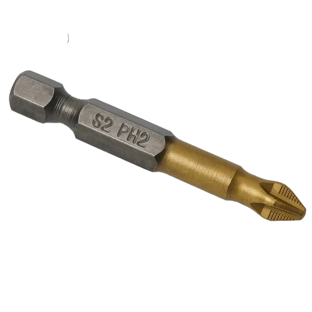5PCS PH2 50mm Electric Screwdriver Bit 1/4in Hex Shank Non-Slip Screwdriver Bit Titanium Coated Cross Batch Head Hand Tools
5PCS PH2 50mm Electric Screwdriver Bit 1/4in Hex Shank Non-Slip Screwdriver Bit Titanium Coated Cross Batch Head Hand Tools
