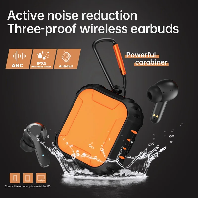 KINGSTAR ANC TWS Bluetooth 5.0 Earphone Wireless Headphones With Mic Stereo Noise Cancelling Waterproof Sports Earbuds Headset
KINGSTAR ANC TWS Bluetooth 5.0 Earphone Wireless Headphones With Mic Stereo Noise Cancelling Waterproof Sports Earbuds Headset