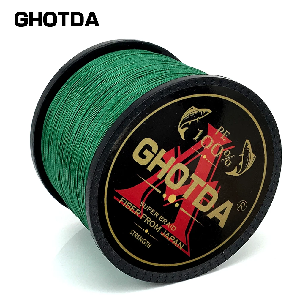Многоцветная рыболовная леска Ghotda, 4 нити, плетеная полиэтиленовая рыболовная леска 100 м
Многоцветная рыболовная леска Ghotda, 4 нити, плетеная полиэтиленовая рыболовная леска 100 м