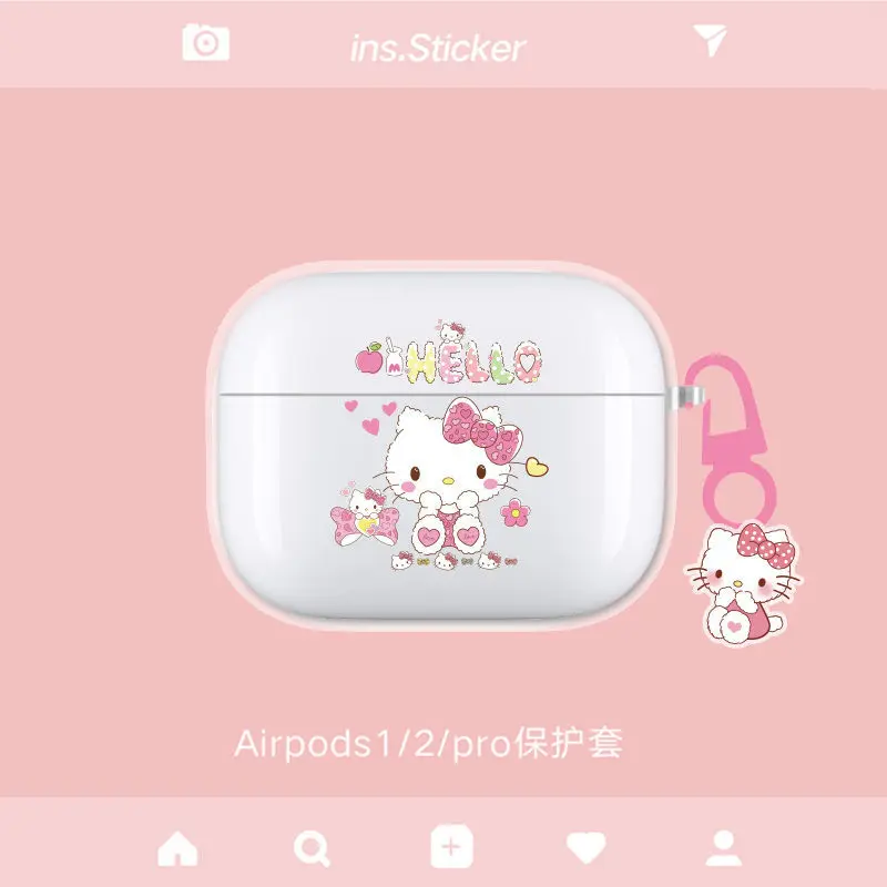 Kawaii Hello Kittys Transparency Earphone Case for Airpods 1 2 Pro Tpu Bluetooth Wireless Headset Protective Cover Accessories
Kawaii Hello Kittys Transparency Earphone Case for Airpods 1 2 Pro Tpu Bluetooth Wireless Headset Protective Cover Accessories