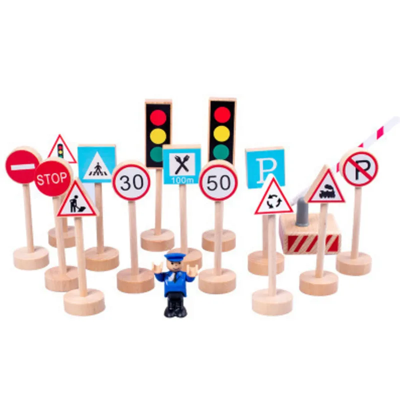 15PCS Colorful Wooden Street Traffic Signs Parking Scene Kids Children Educational Toy Set For Kids Birthday Gift 
15PCS Colorful Wooden Street Traffic Signs Parking Scene Kids Children Educational Toy Set For Kids Birthday Gift