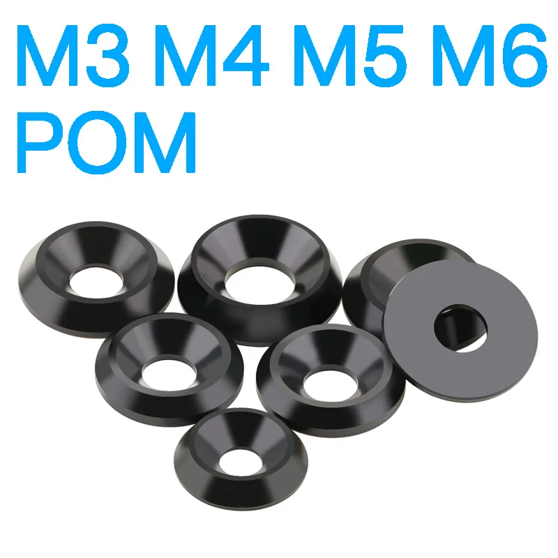 M3 M4 M5 M6 M8 M10 POM Washer Countersunk Conical Solid Plastic Flat Gasket Concave Convex Tapered Cone Insulation Washers
M3 M4 M5 M6 M8 M10 POM Washer Countersunk Conical Solid Plastic Flat Gasket Concave Convex Tapered Cone Insulation Washers