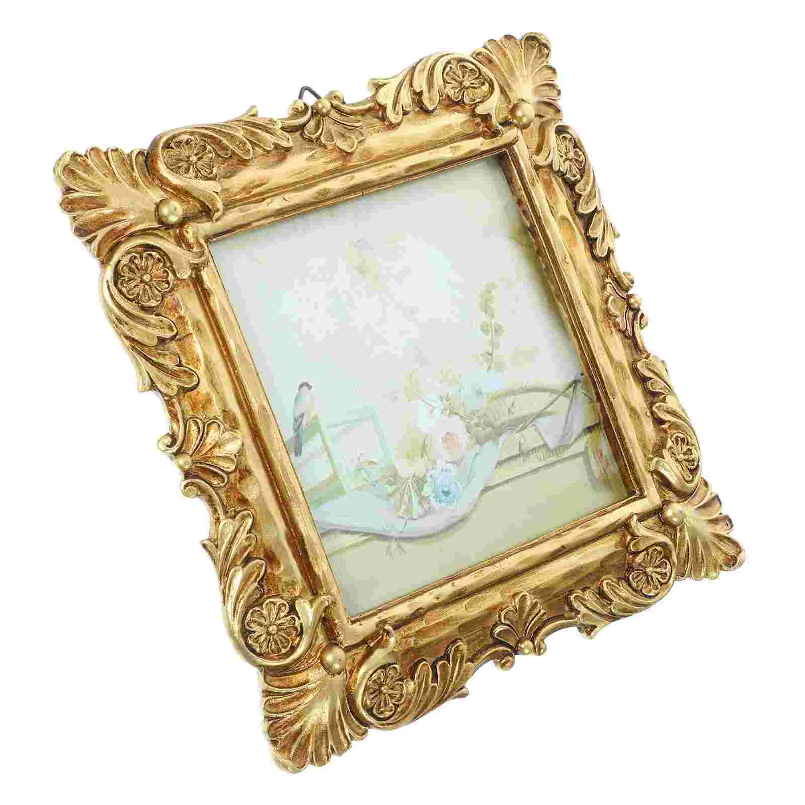 Desk Decorations Retro Photo Frame European Style Picture Resin Decorative Props Small
Desk Decorations Retro Photo Frame European Style Picture Resin Decorative Props Small