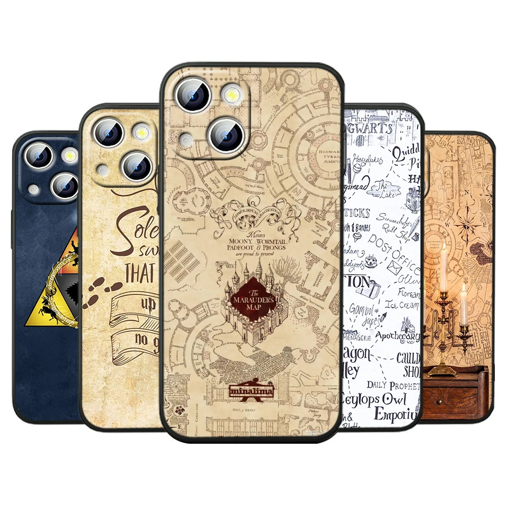 Cartoon Harrys Potters Magic For iPhone 14 13 12 11 Pro Max XS Max X XR 7 8 Plus 6S 5S Silicone Black Shell Phone Case
Cartoon Harrys Potters Magic For iPhone 14 13 12 11 Pro Max XS Max X XR 7 8 Plus 6S 5S Silicone Black Shell Phone Case