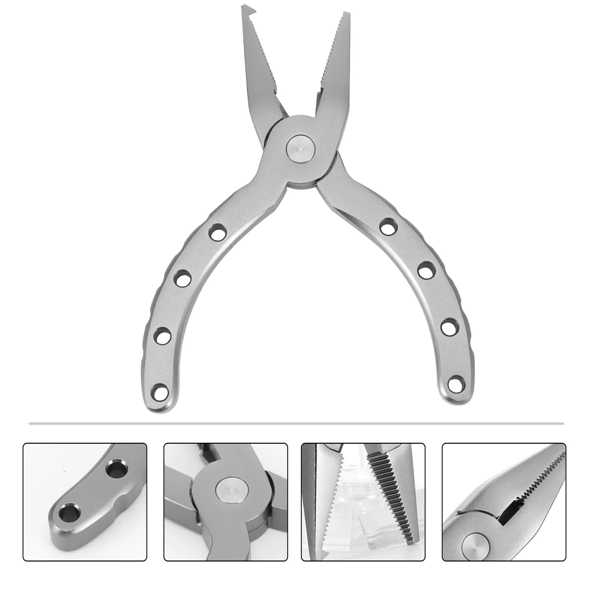 Aluminum Fishing Pliers Hook Remover Braid Line Cutting Pliers Fishing Supplies Tools
Aluminum Fishing Pliers Hook Remover Braid Line Cutting Pliers Fishing Supplies Tools