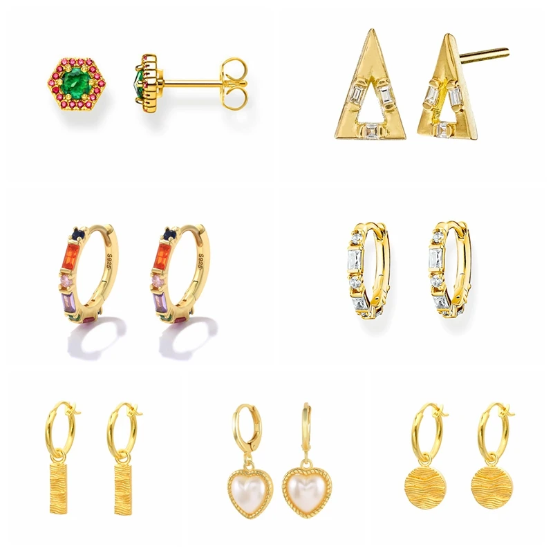 GS Trendy Gold Color Imitation Pearl Heart Charm Earrings For Women Gift Colored Zircon Pave Huggie Earrings Party Jewelry
GS Trendy Gold Color Imitation Pearl Heart Charm Earrings For Women Gift Colored Zircon Pave Huggie Earrings Party Jewelry