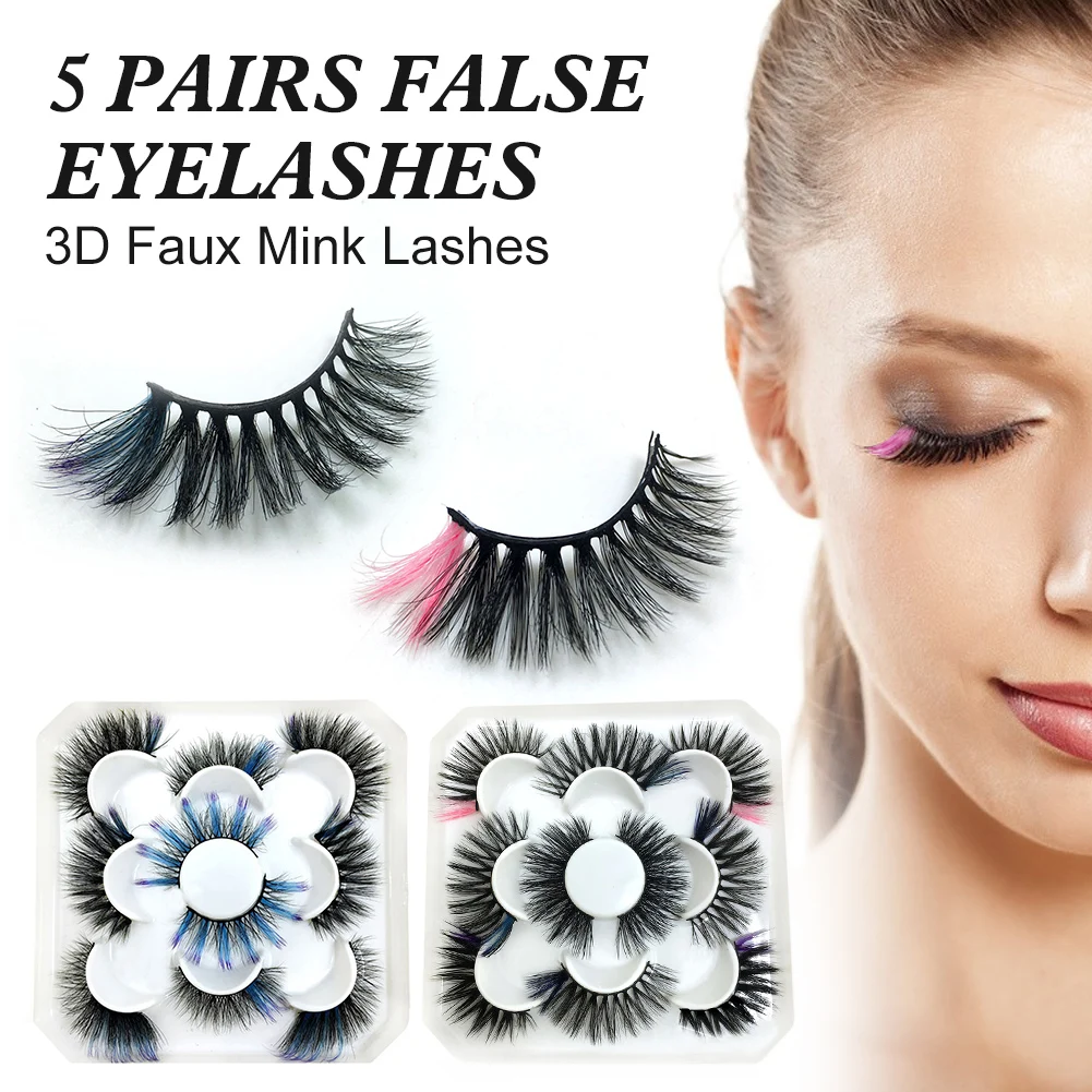 5 Pairs 3D Mink False Eyelashes Set Faux Mink Lashes Extensions Fluffy Soft Fake Eyelashes Reusable Eye Lashes Extension Makeup
5 Pairs 3D Mink False Eyelashes Set Faux Mink Lashes Extensions Fluffy Soft Fake Eyelashes Reusable Eye Lashes Extension Makeup