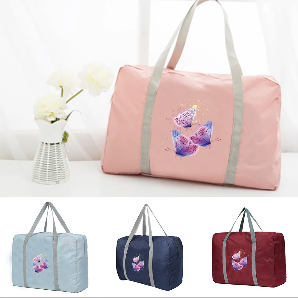 

2023 Women Duffle Travel Tote Bags Grocery Organizer Holiday Accessories Traveling Luggage Bag Men Large Carry Foldable Handbags