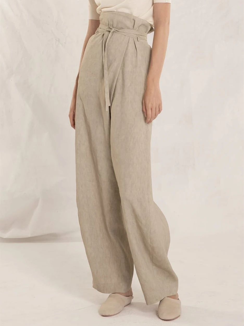 2023 Spring New Women High Waist With Sashes Loose Straight Solid Casual All-Match Wide Leg Pants
2023 Spring New Women High Waist With Sashes Loose Straight Solid Casual All-Match Wide Leg Pants